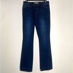 Isaac Mizrahi Women’s Jeans Bootcut Stretch Blue Denim Size 8